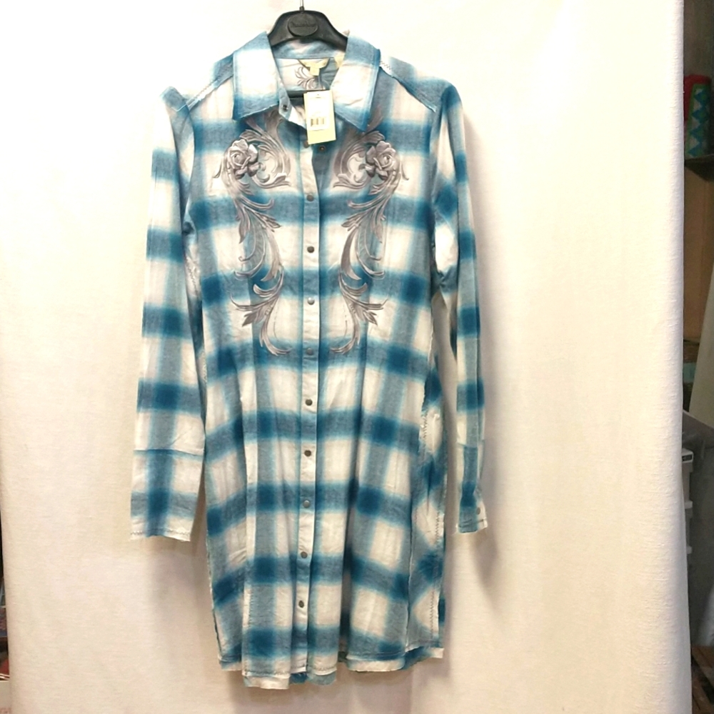 Stetson Western Shirt Dress Embroidery